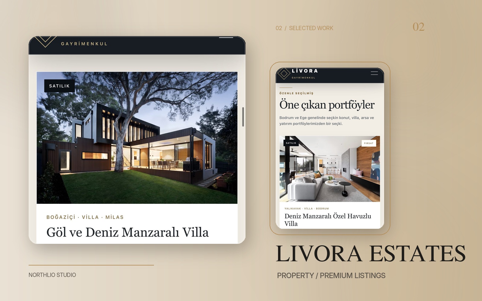 LIVORA ESTATES website presentation
